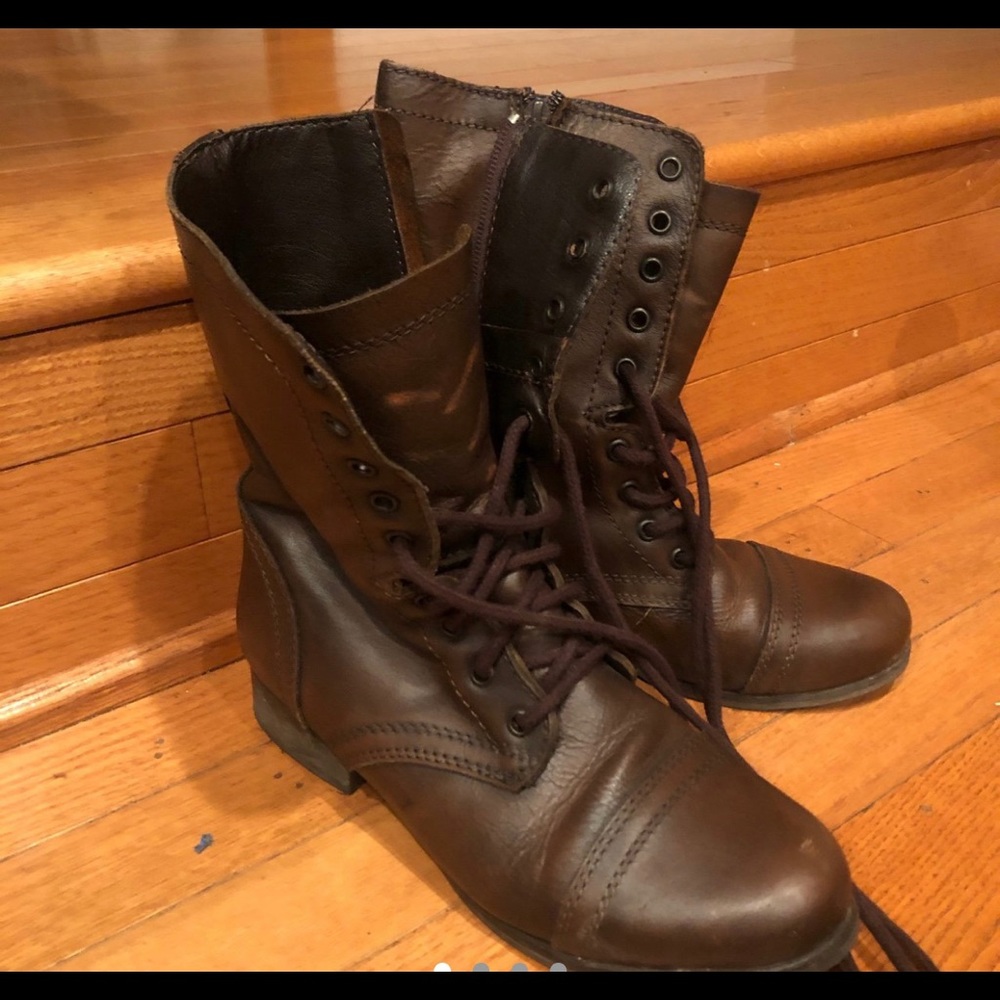 Steve Madden soft combat boots